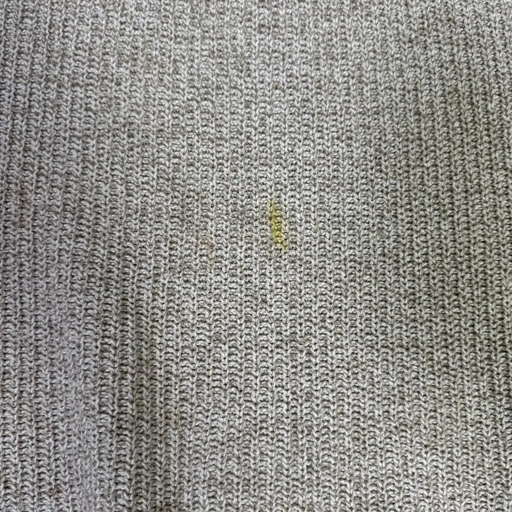 Eddie Bauer Vintage Cotton Pullover Creamy Crewneck Knit Sweater US Mens XL Tall - Picture 5 of 9